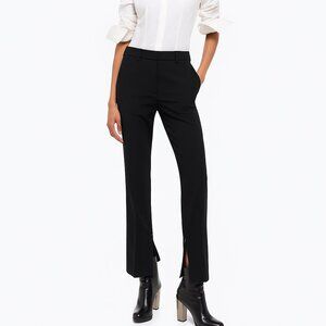 Helmut Lang Classic SKINNY leg High Waisted Cropped Black Pant  4